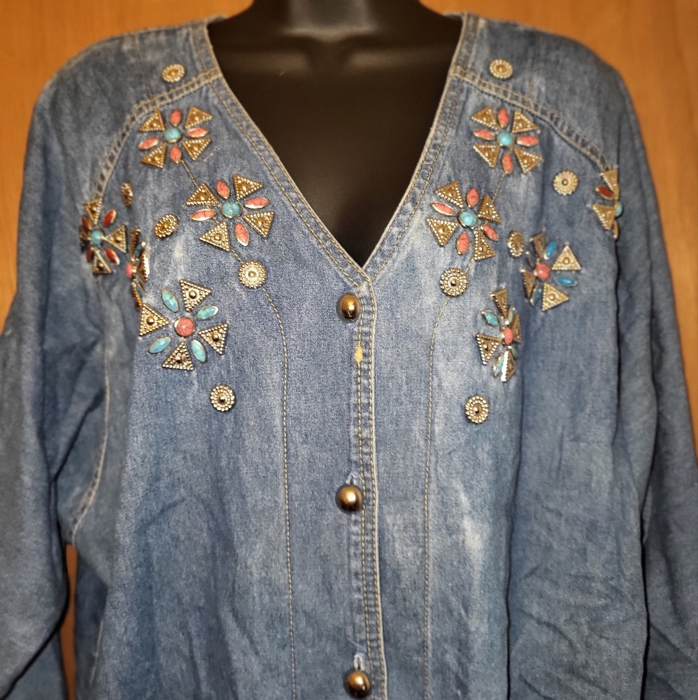 Vintage Denim Oversize top by bingo